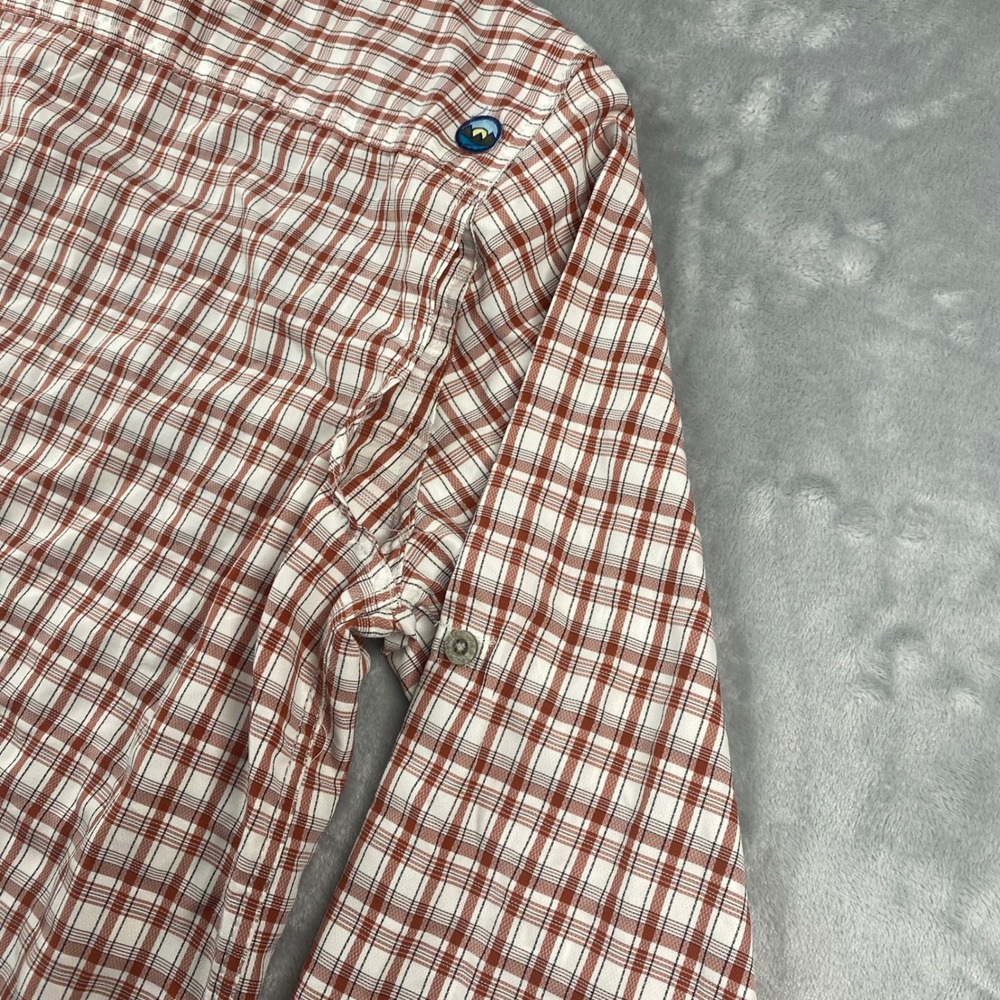 Wrangler Outdoor Mens Tall XLT Plaid Lightweight Breathable Button Down Shirt - Picture 10 of 16